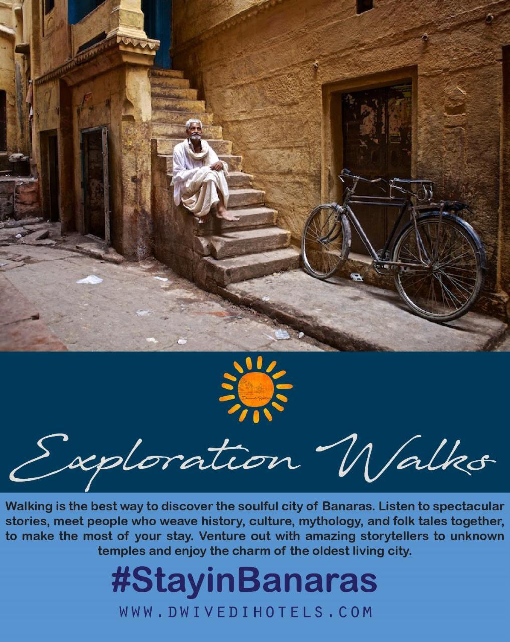 Dwivedi Hotels Hotel Elena Varanasi Bagian luar foto